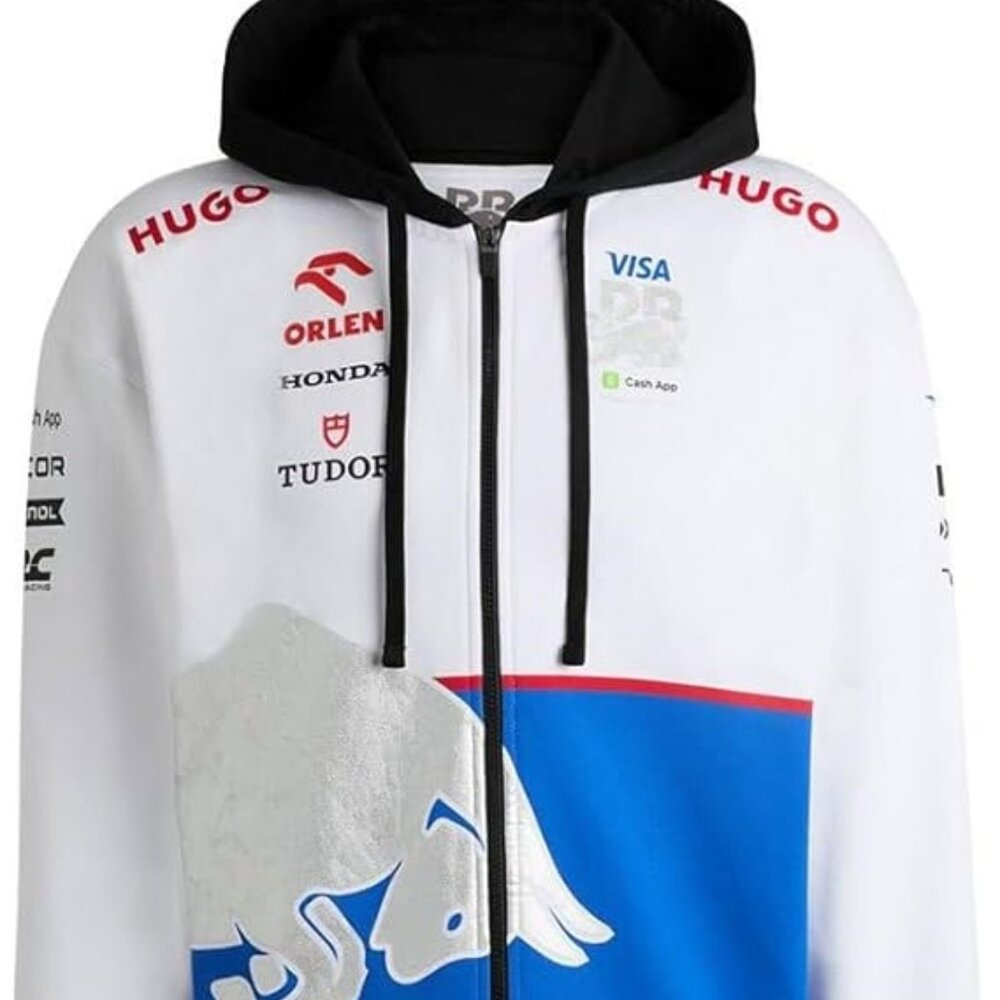 HUGO BOSS Visa Cash App RB F1 2024 Team Full Zip Hoodie